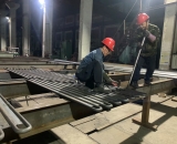 垂直水冷壁管片（8m）|φ32×8mm，截距62.5mm，5連根，總長8m|15CrMoG